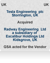 Radway Engineering Ltd was a manufacturing company focused on high precision machining for Ultra High Vacuum applications in the scientific instrument market. Auction process.